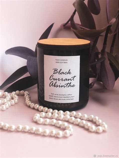 Свеча в винной бутылке «Абсент из чёрной смородины» в интернет-магазине ...