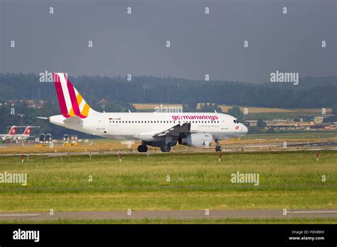 passenger airplane   german company germanwings ready  takeoff