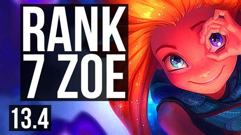 ZOE Vs AHRI MID 3 0M Mastery Legendary Rank 7 Zoe 400 Games 16