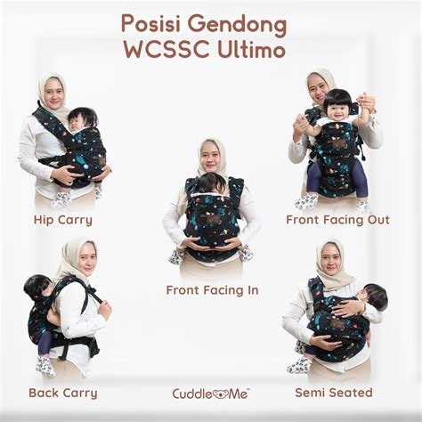 Jual Cuddle Me Ultimo Gendongan Bayi Hip Seat Carrier Newborn To