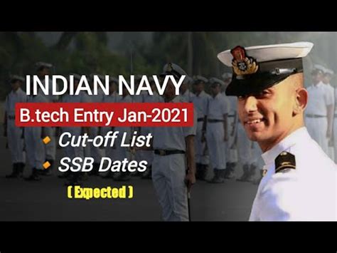 INDIAN NAVY B TECH ENTRY JAN 2021 CUT OFF SSB DATES IMPORTANT DATES