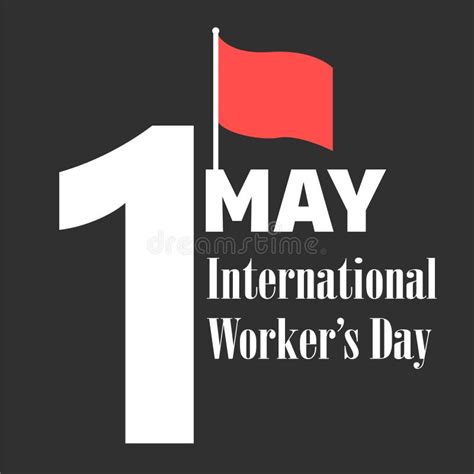 Happy Labor Day International Workers Day Typography Vector Template