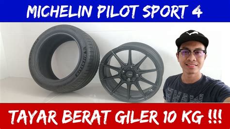 Tayar Michelin Pilot Sport 4 Memang Berat Youtube