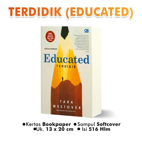 Jual Buku Non Fiksi Sebuah Memoar Educated Terdidik Tara Westover