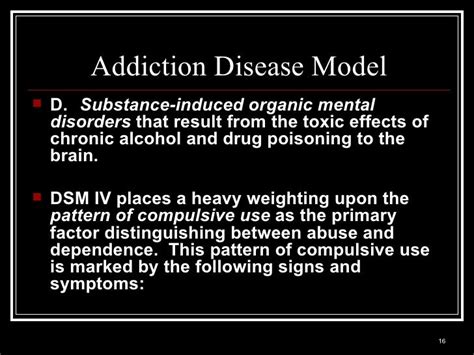 Addiction Disease Model