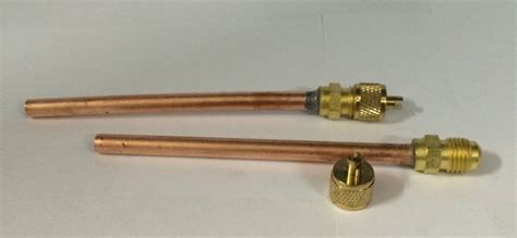 Штуцер сервисный с красномедной трубкой диаметром 1/4" BC-AV-04 BECOOL ...
