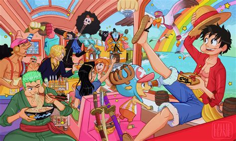 Another redraw! This time, chapter 992's color spread! : r/OnePiece