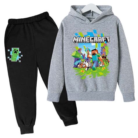 Minecraft Inspired 2 Piece Kids Tracksuit Set – Ukdreamstore