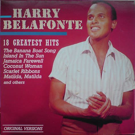 Album Greatest Hits De Harry Belafonte Sur Cdandlp