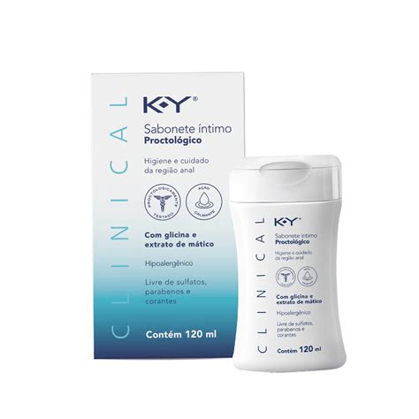 Sabonete Íntimo Proctológico KY 120ml Higiene e Cuidado da Região Anal
