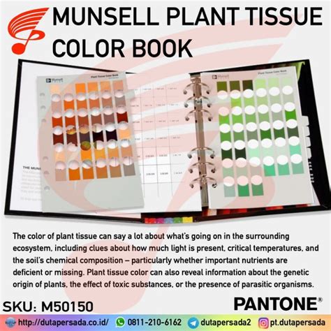 Munsell Plant Tissue Color Charts Book DUTA PERSADA Instruments