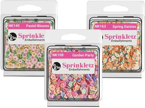 Amazon Buttons Galore And More Sprinkletz Assorted Flowers Bundle