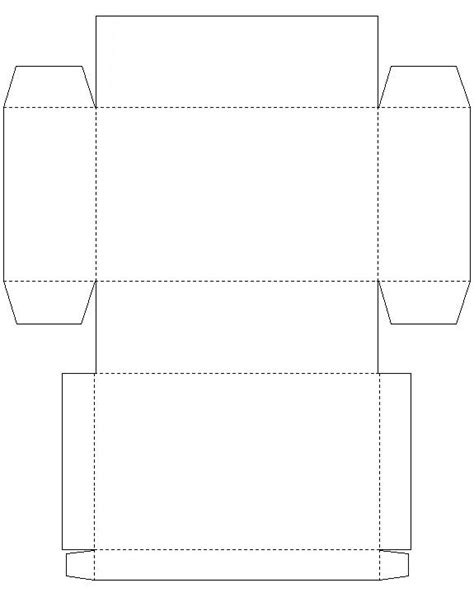 Gabarit d une boîte coffret en papier fort à imprimer et monter Box