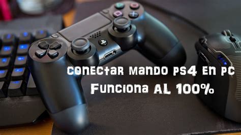 COMO CONECTAR MANDO DE PS4 PC Cable O Bluetooth USAR MANDO PS4 A