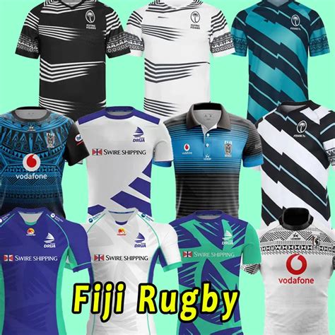 New 2021 2022 Fiji Home Away Rugby Jersey Sevens Shirt Thai Quality 20