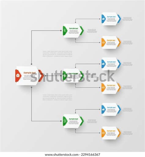 Corporate Organizational Chart Business Hierarchy Infographic Stock Vector (Royalty Free ...