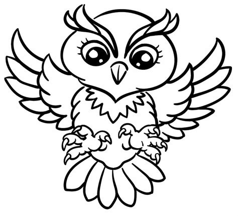 Desenhos de Coruja para colorir - Bora Colorir