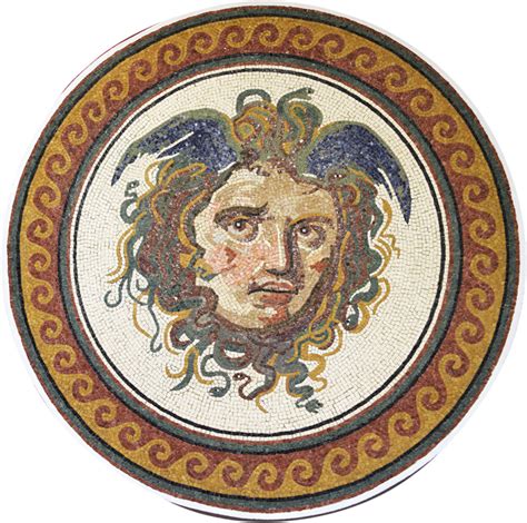 Mosaico De Medusa De Tarraco LOS VIAJEROS DEL TIEMPO