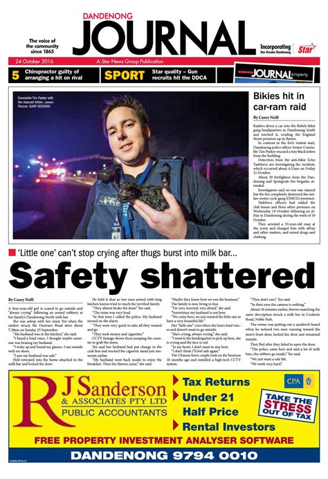 Dandenong Journal Star 24th October 2016 By Star News Group Issuu