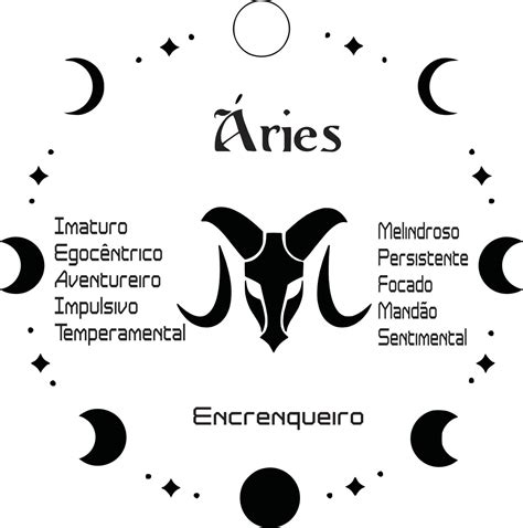 Adesivo Signo Áries Elo7 Produtos Especiais