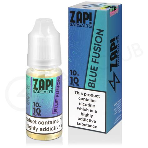 Blue Fusion E Liquid By Zap Bar Salts 5 For 10