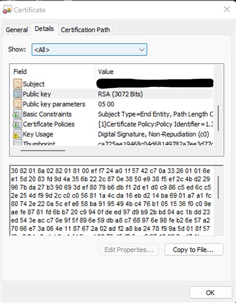 Issue With Certificates With 3k Key Lenght Issue 15 Microsoft SPID