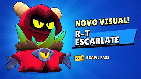 BRAWL STARS 344 LIBEREI A SKIN DO R T ESCARLATE NO ÚLTIMO DA