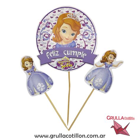 Cake Topper X Princesita Sofia Grulla Cotill N