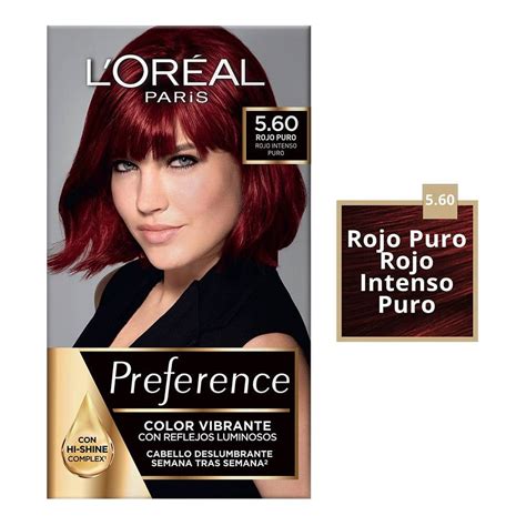 Tinte Para Cabello L Or Al Paris Preference Rojo Intenso Walmart