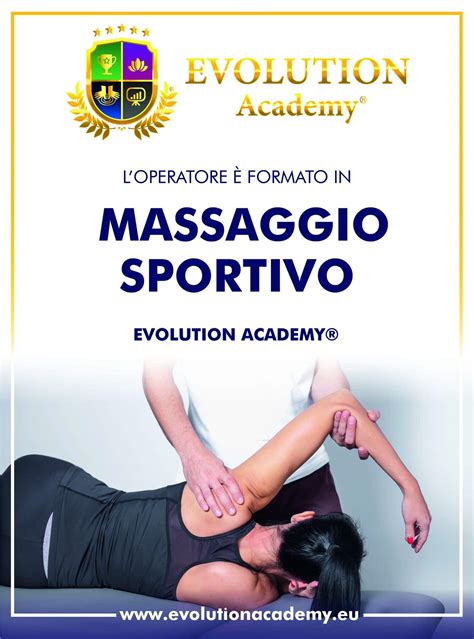 Corso Di Massaggio Sportivo Evolution Academy®