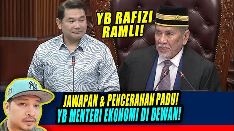 Yb Rafizi Jawapan Pencerahan Padu Yb Menteri Ekonomi Di Dewan