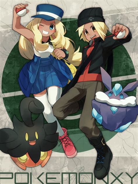 Serena Calem Pumpkaboo And Carbink Pokemon And 1 More Drawn By Noe