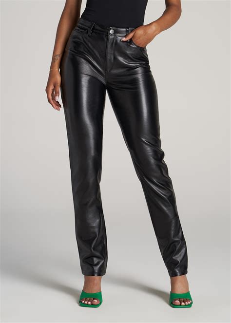 Faux Leather Slim Pants For Tall Women American Tall