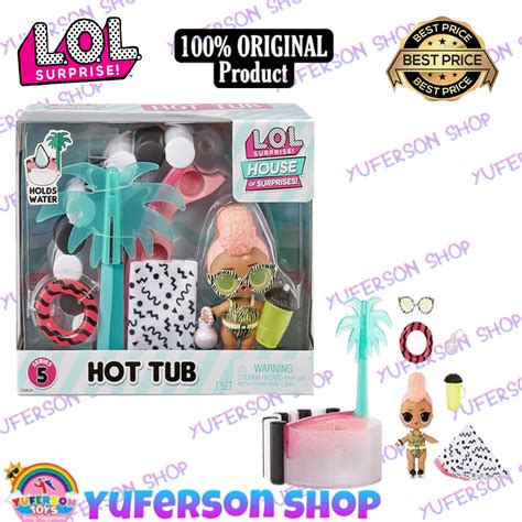 Jual LOL Surprise OMG House Of Surprises Hot Tub Playset With Yacht B B Shopee Indonesia