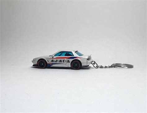 Hot Wheels Nissan Silvias Keychain Etsy