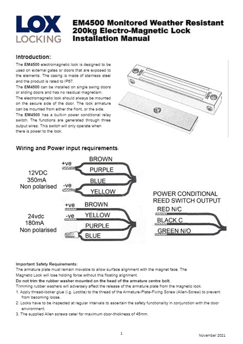 Lox Em Magnetic Lock Gate Accessories Automation Melbourne