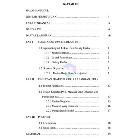 13 Contoh Daftar Isi Makalah Dan Cara Membuatnya Lengkap