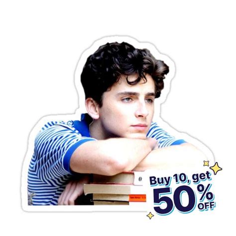 Timoth E Chalamet Elio Sticker For Sale By Carolineking In