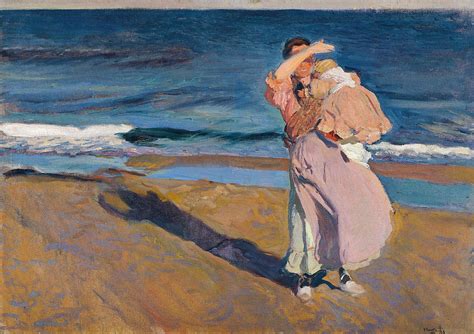 Fisherwomen With Her Son Painting By Joaqu N Sorolla Fine Art America