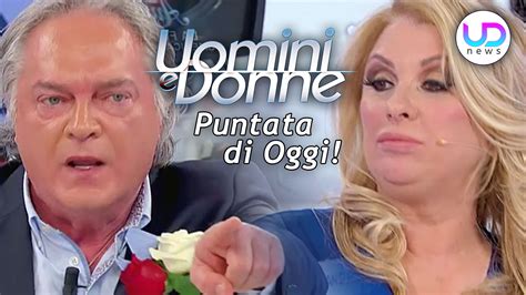 Uomini E Donne Puntata Di Oggi Scontro Tra Tina Gemma Ed Elio