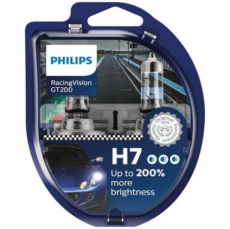 Philips H7 Racing Vision GT200 Koplampen Kopen 12972RGTS2 Auto