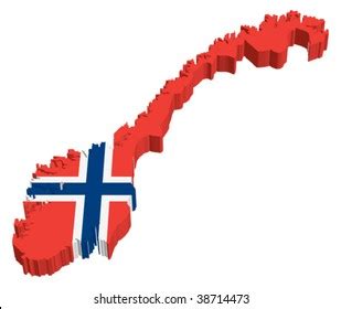 Flag Map Norway Photos, Images & Pictures | Shutterstock