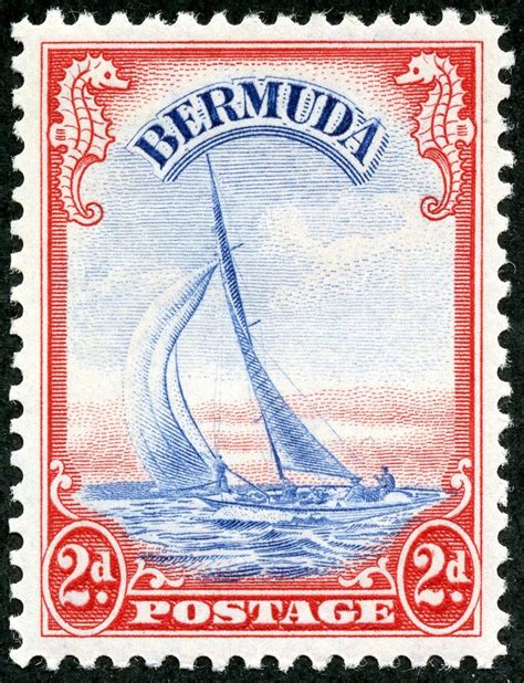 Bermuda Stamp Postage Stamp Design Old Stamps Post