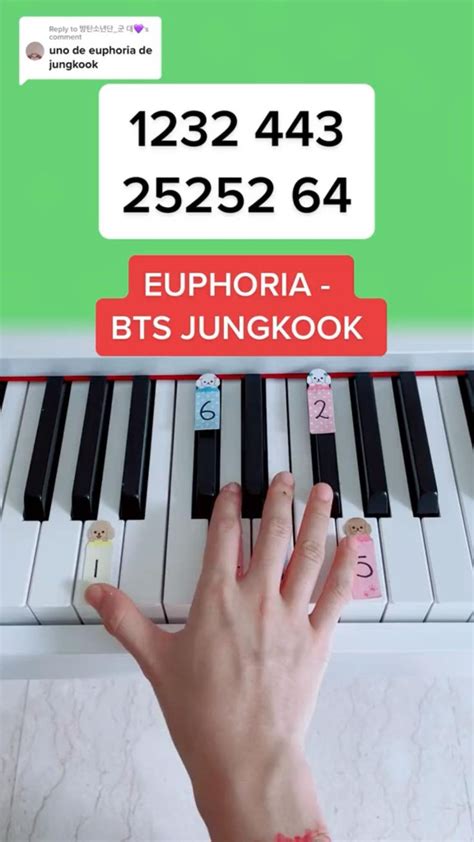 Euphoria Bts Jungkook Piano Tutorial Easypianotutorial Piano