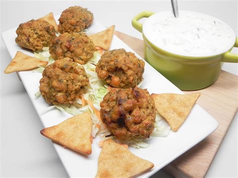 Easy Baked Falafel With Cucumber Yogurt Sauce Recipe Allrecipes