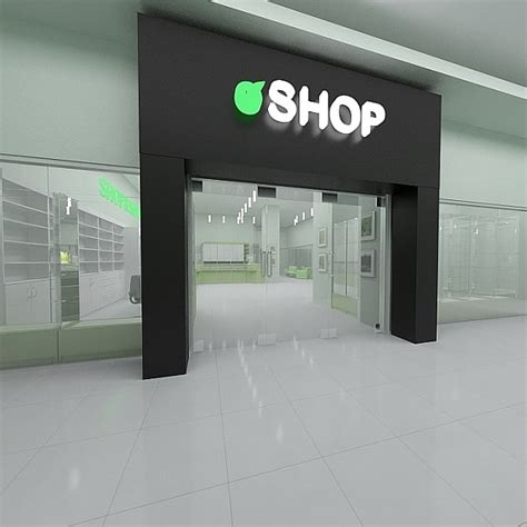 3d Model Modern Shop