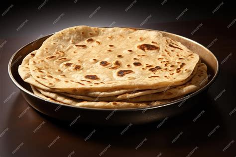 premium photo indian traditional cuisine chapati    roti