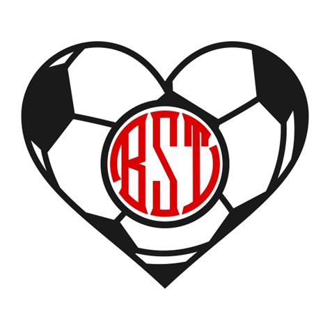 Soccer Heart Svg Free Free Svg Images