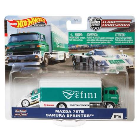 Jual Hot Wheels Team Transport Mazda 787B Sakura Sprinter Shopee Indonesia