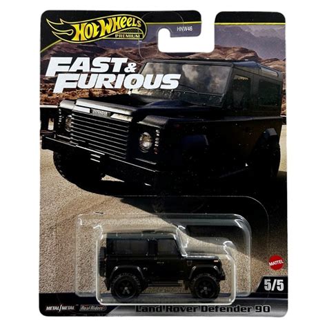 Jual Hot Wheels Premium Fast Furious Land Rover Defender 90 Hitam Shopee Indonesia